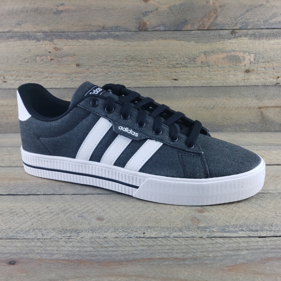 adidas Daily 3.0 Men's Skateboarding  Casual Shoes Washed Core Black White - Picture 2 of 11